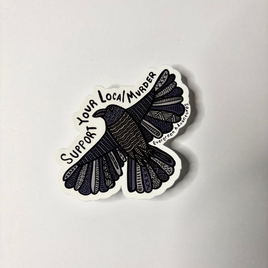 Crow Sticker/Magnet