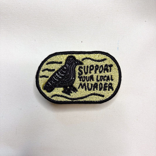 Crow - Embroidered Patch