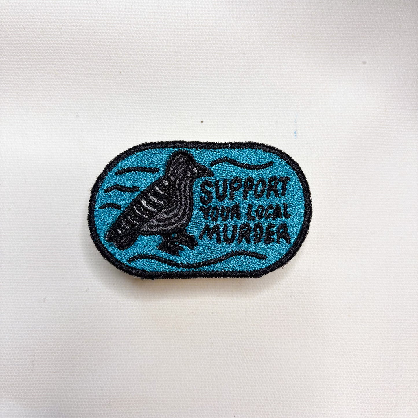Crow - Embroidered Patch