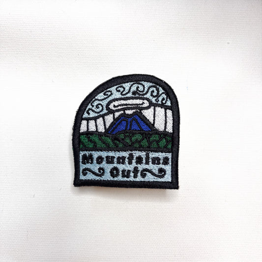 The Mountains Out - Embroidered Patch
