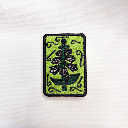 Foxglove - Embroidered Patch