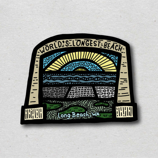 Long Beach Sticker/Magnet