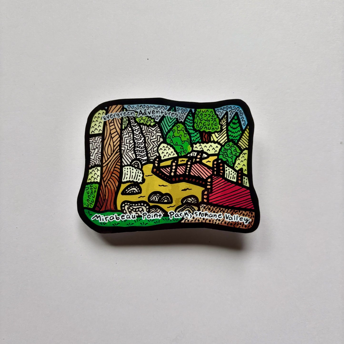 Mirabeau Point Park Sticker/Magnet