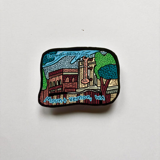 Mount Vernon Sticker/Magnet