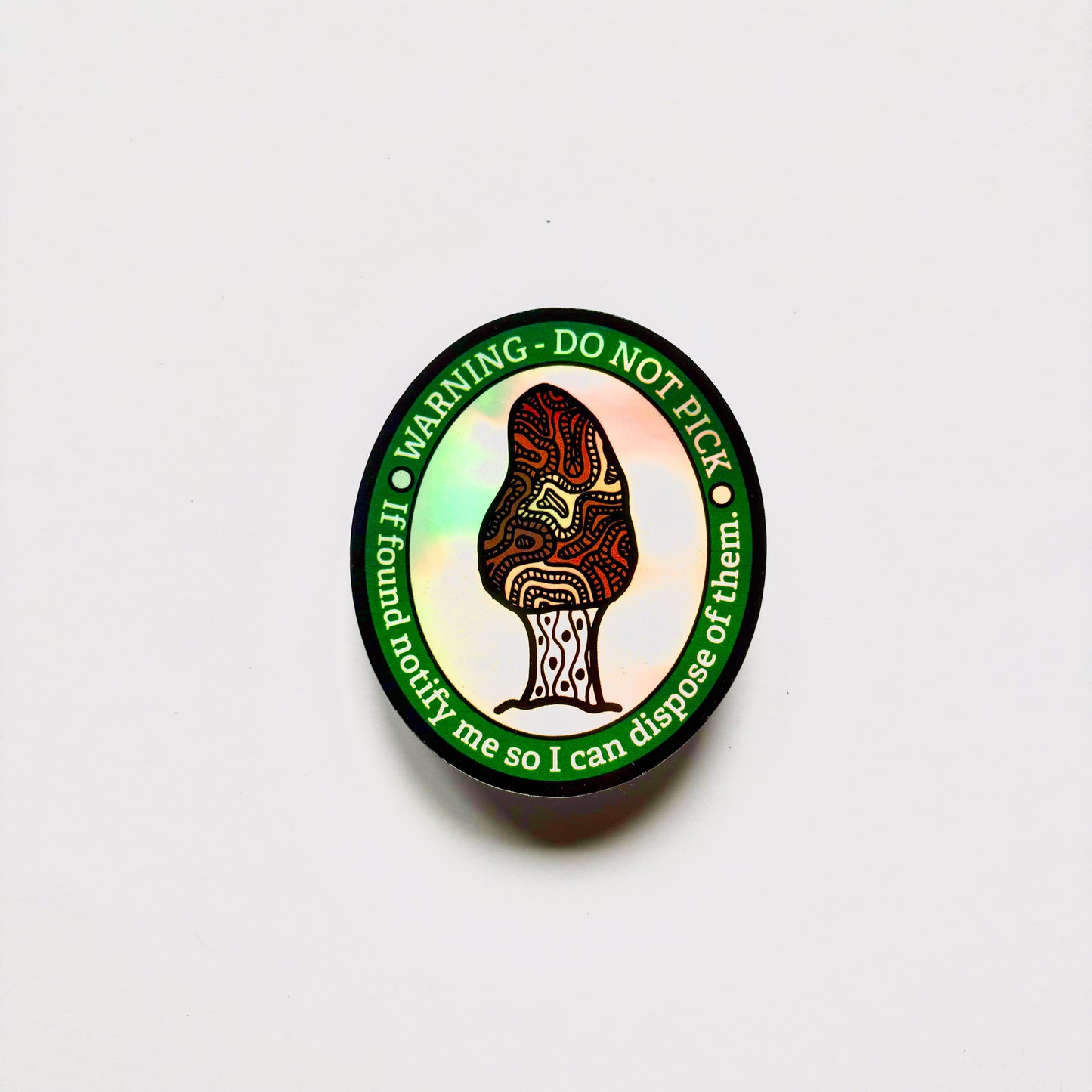 Morel Mushroom Sticker/Magnet