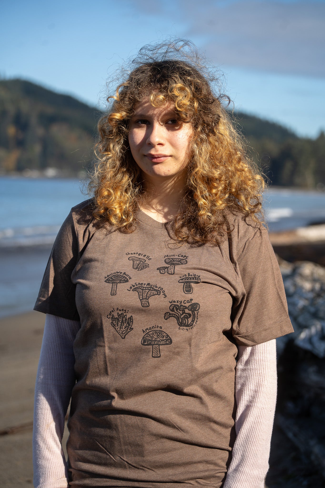 Mushroom Collage Bella Canvas Tshirt