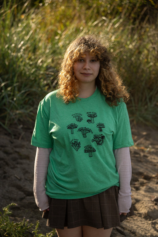 Mushroom Collage T-Shirt