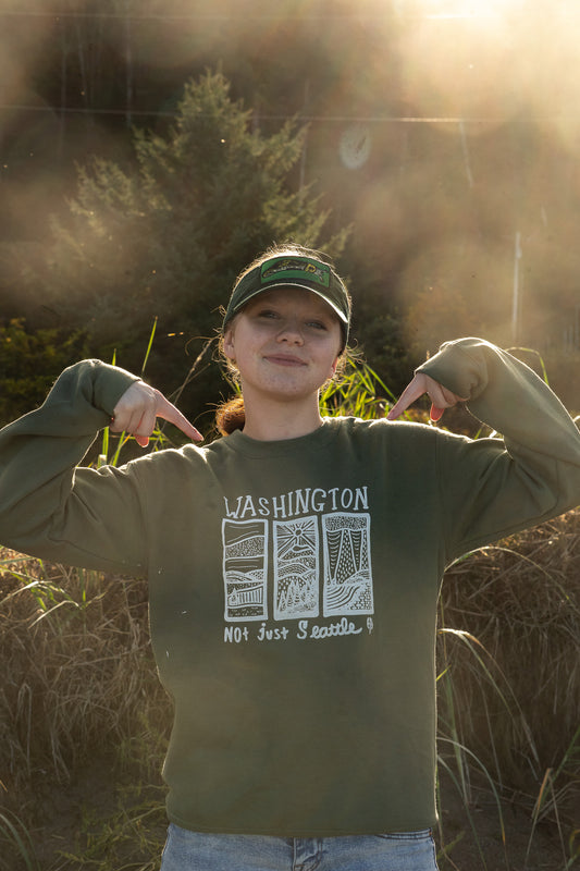 Not Seattle Crew Neck Sweater