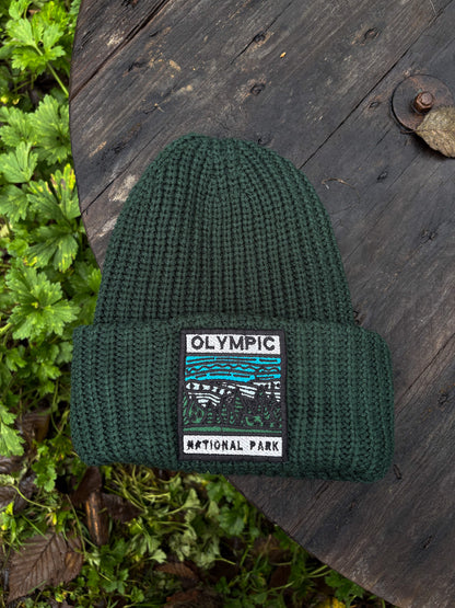 Olympic National Park - Sportsman Thick Knit Beanies
