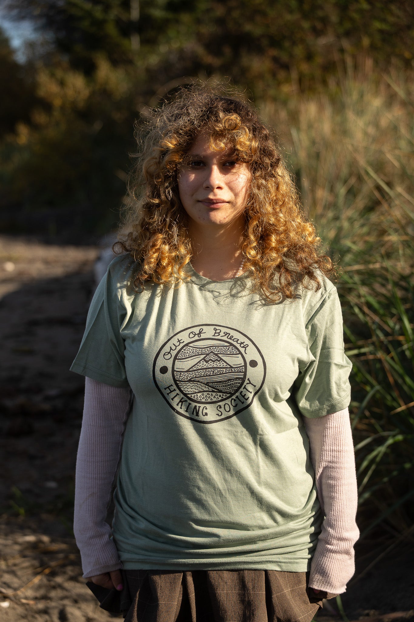 Out Of Breathe Hiking Society T-shirt