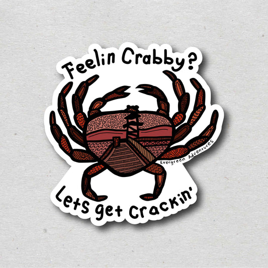 Feelin Crabby Sticker/Magnet