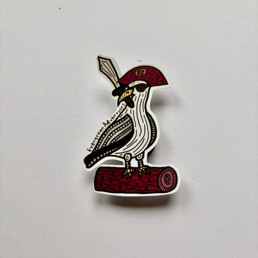Pirate Seagull Sticker/Magnet