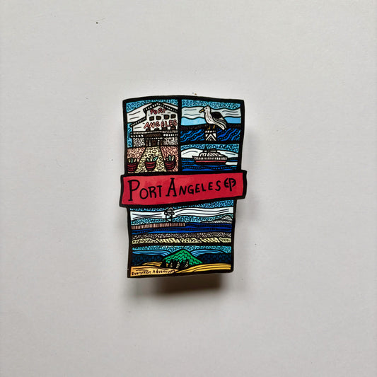 Port Angeles Collage Sticker/Magnet