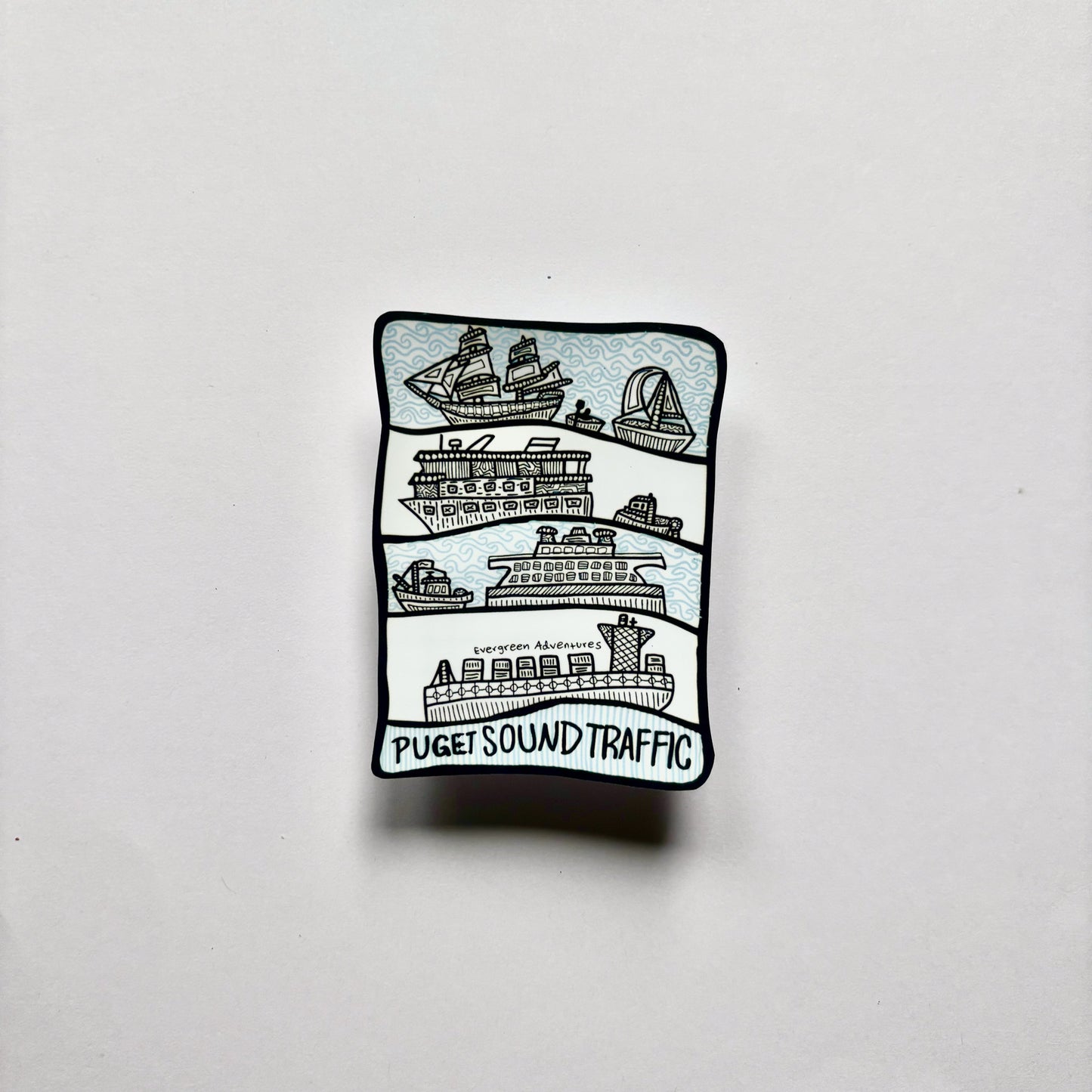 Puget Sound Traffic Sticker/Magnet