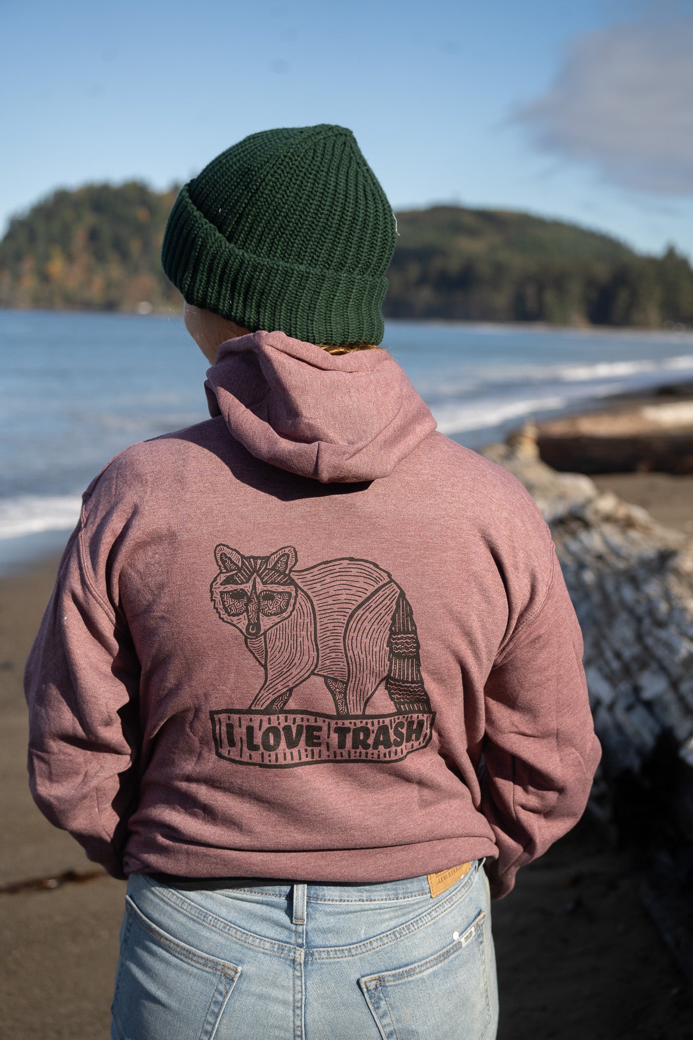 I love Trash Raccoon Hoodie