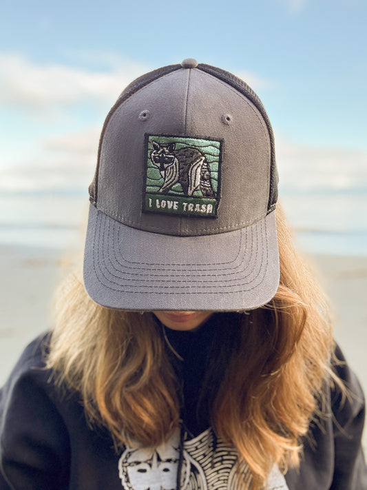 Raccoon - Adams Truckers Cap