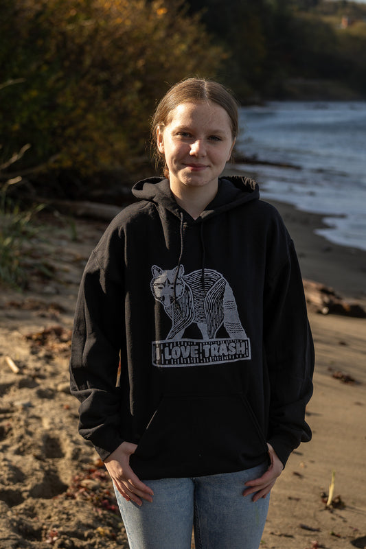 I love Trash Raccoon Hoodie