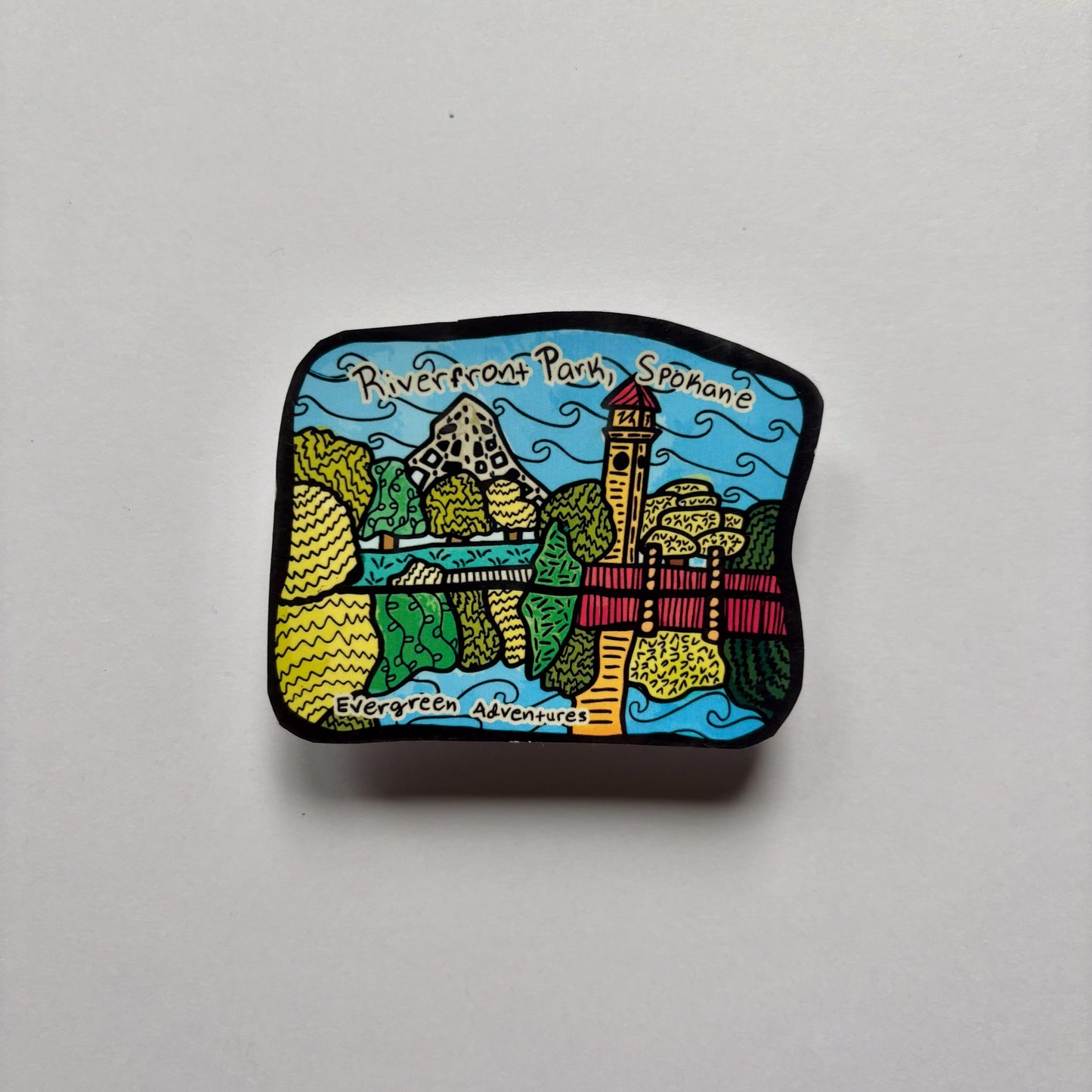 Riverfront Park Spokane Sticker/Magnet