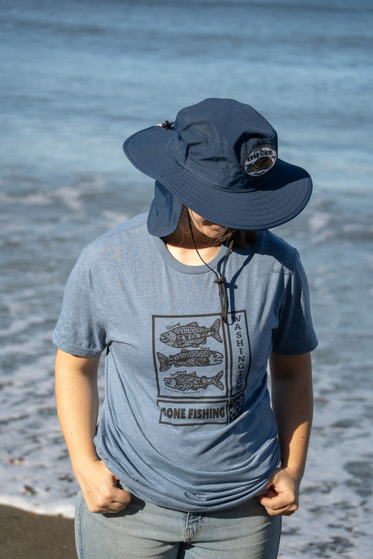 Gone Fishing Salmon T-Shirt