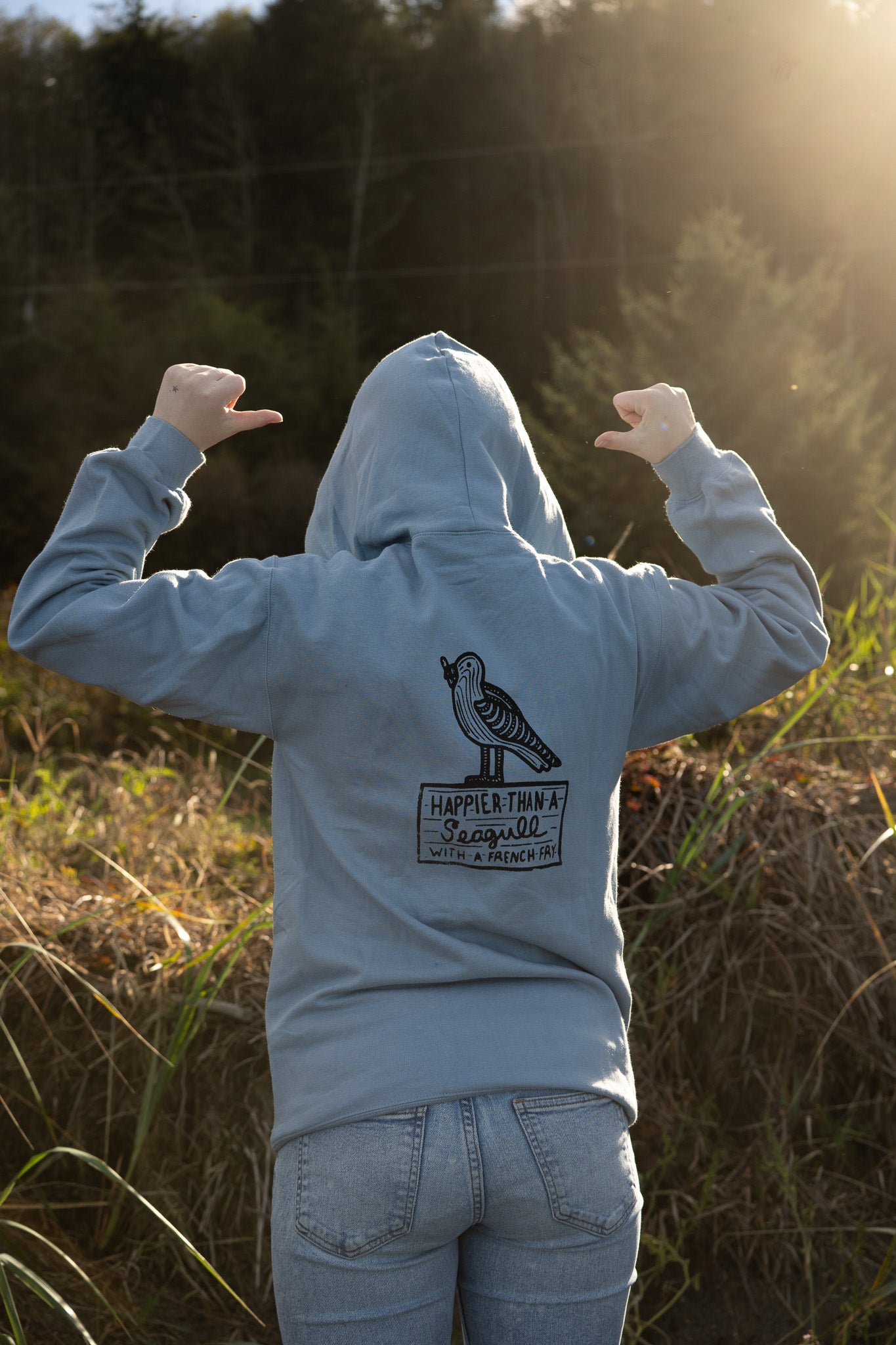 Seagull Zip Up hoodie