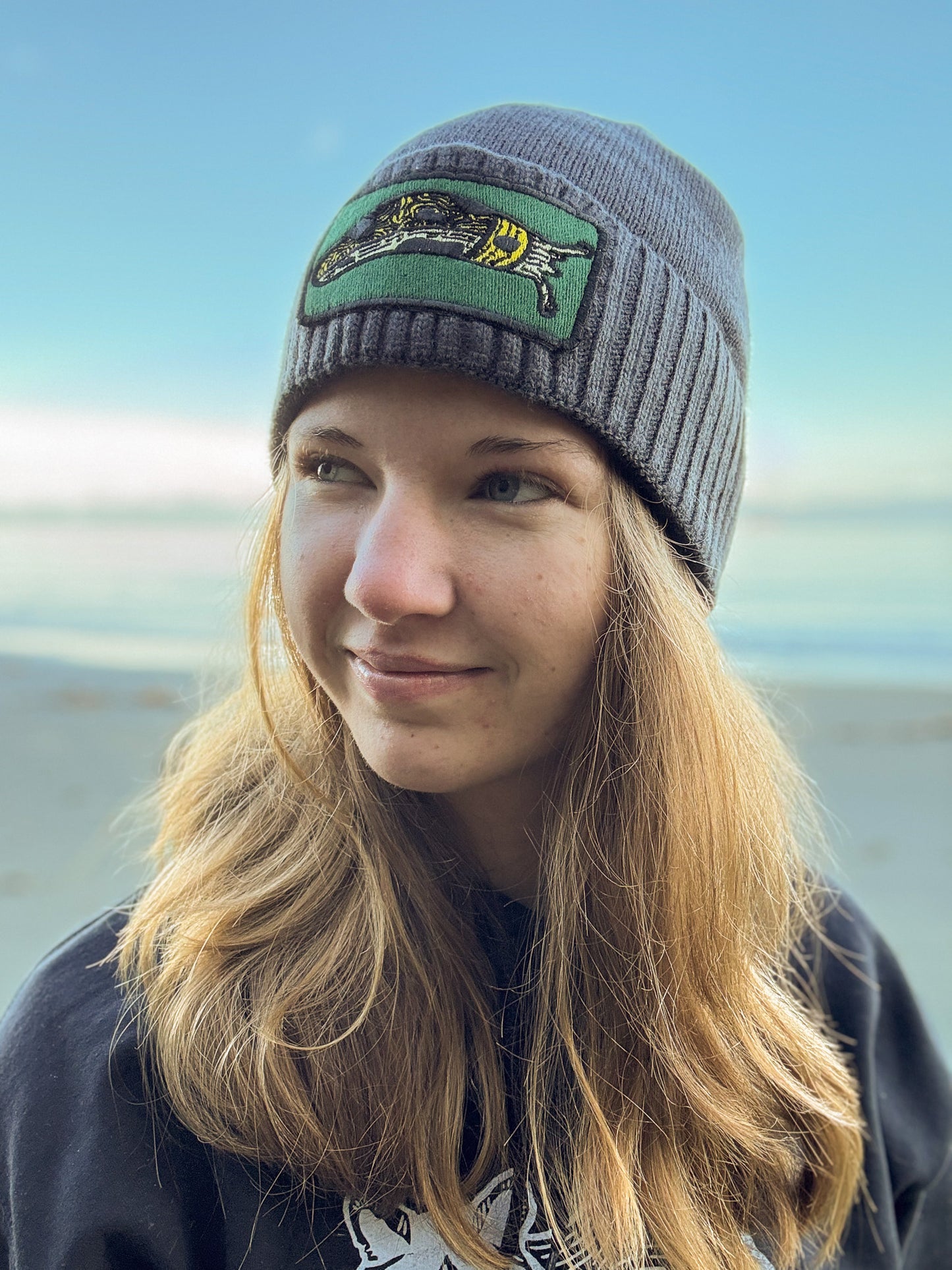 Banana Slug - Port & Company Rib Knit Cuff Beanie