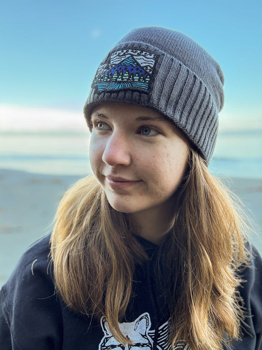 Washington Mountain - Port & Company Rib Knit Cuff Beanie