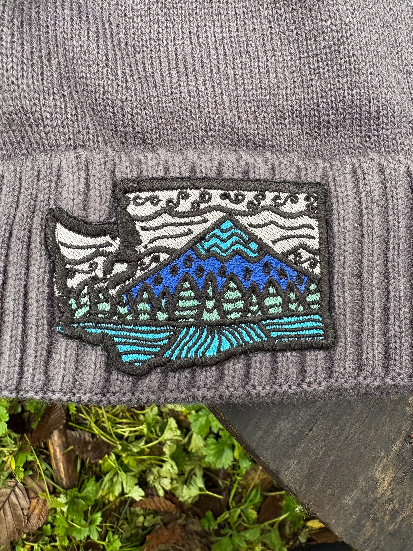 Washington Mountain - Port & Company Rib Knit Cuff Beanie