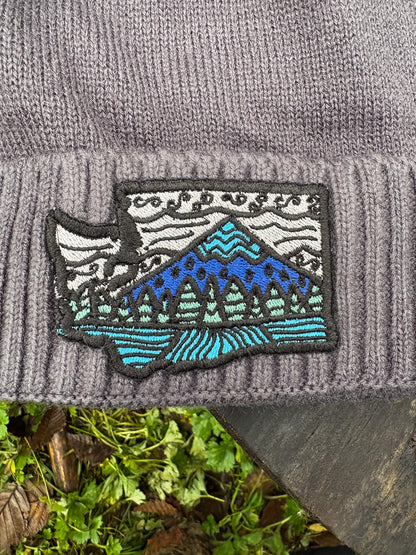 Washington Mountain - Port & Company Rib Knit Cuff Beanie