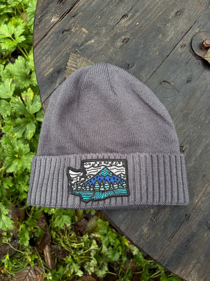 Washington Mountain - Port & Company Rib Knit Cuff Beanie