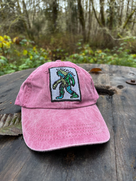 Sasquatch friend shaped Port & Company Cap