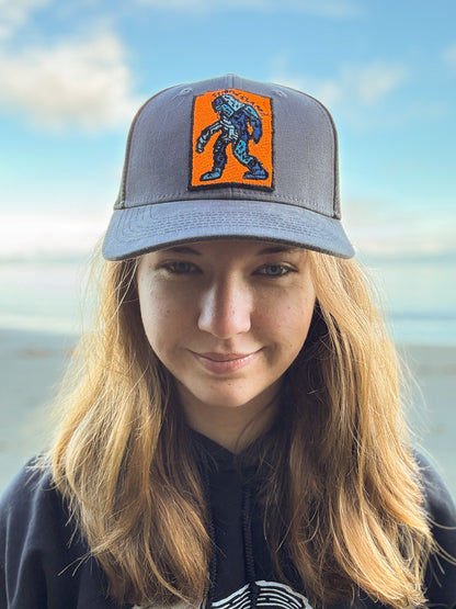 Sasquatch friend shaped - Adams truckers cap