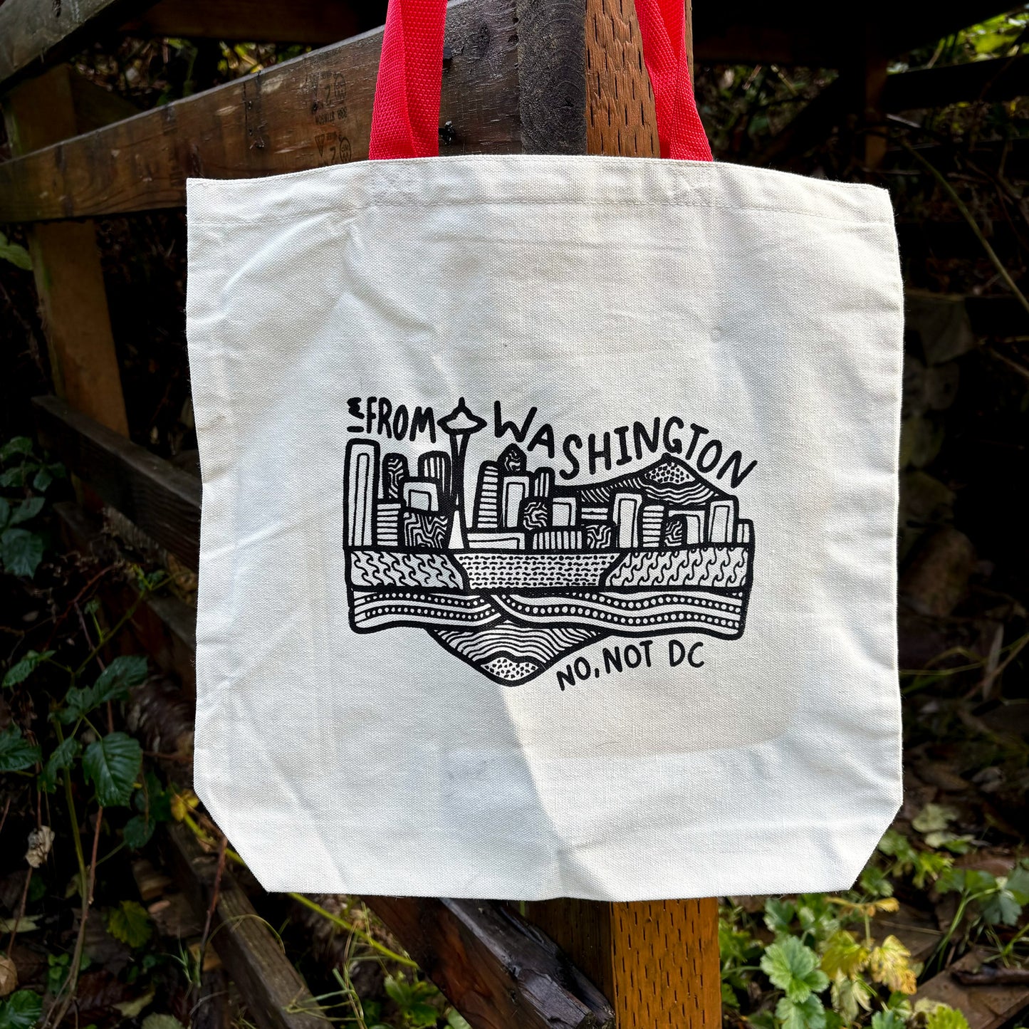 From Washington Canvas Tote Bag