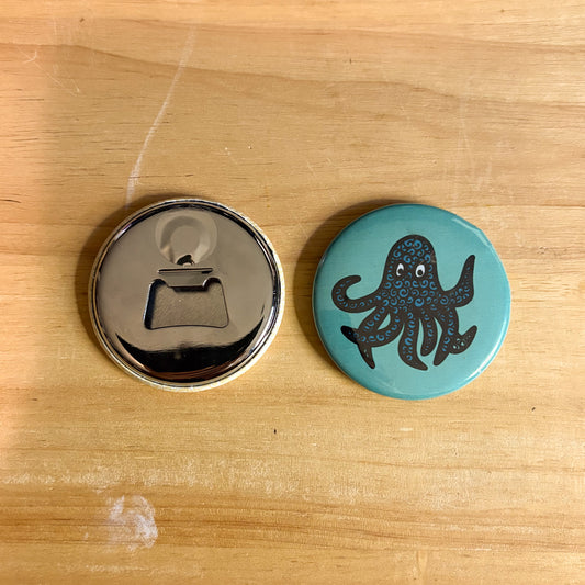 Octopus Bottle Opener Magnet