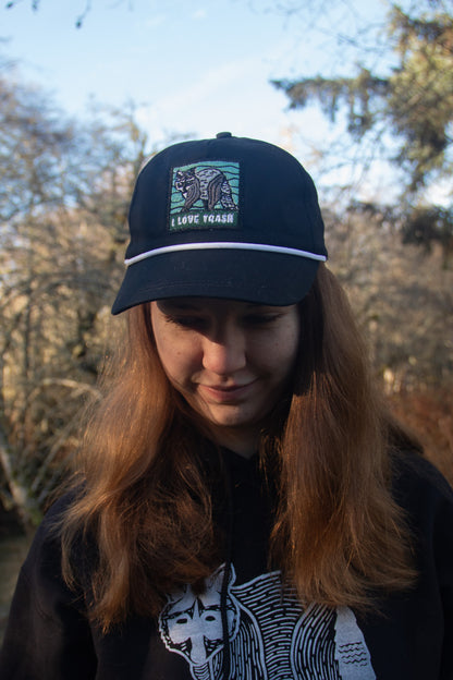 Raccoon - Snapback rope cap