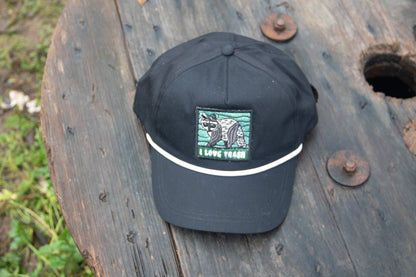 Raccoon - Snapback rope cap