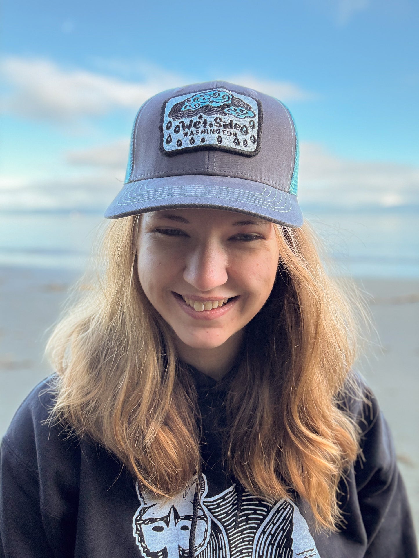 Wet Side WA - Adams Truckers Cap