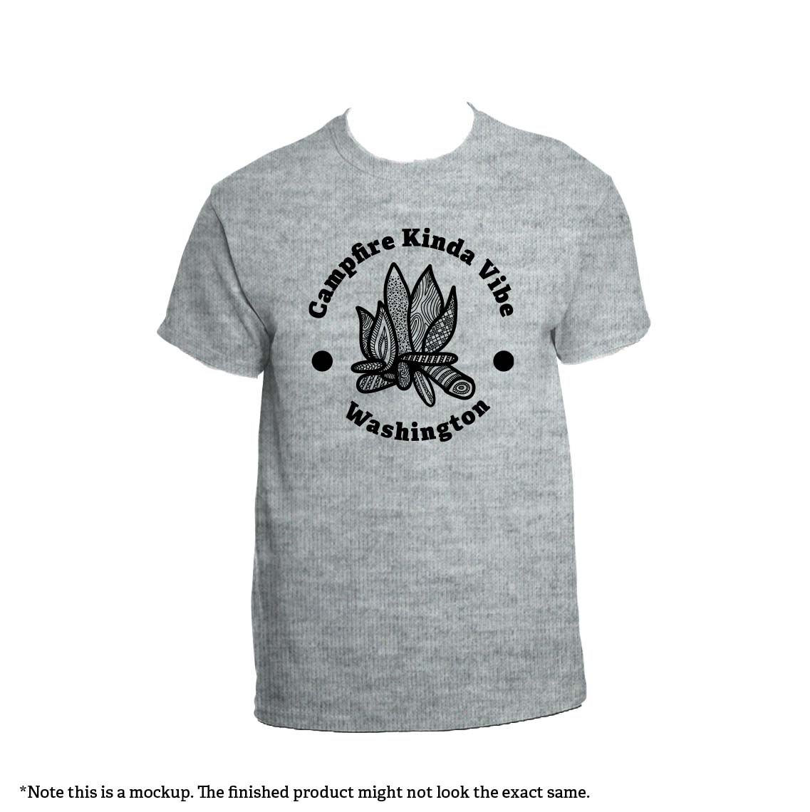 Campfire vibe - Gildan Cotton Tshirt Wholesale