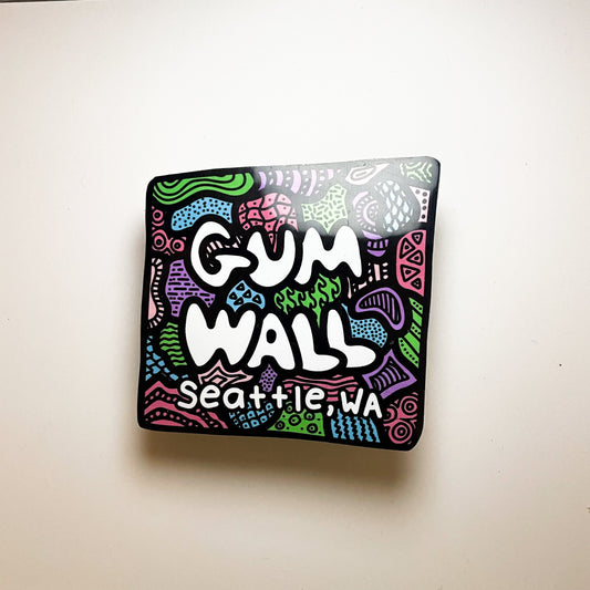 Seattle Gum Wall - Waterproof Vinyl Sticker Wholesale