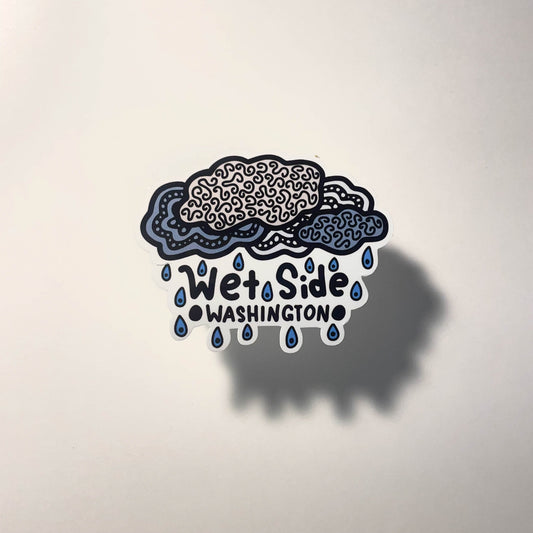 Wet Side Washington - Waterproof Vinyl Sticker Wholesale