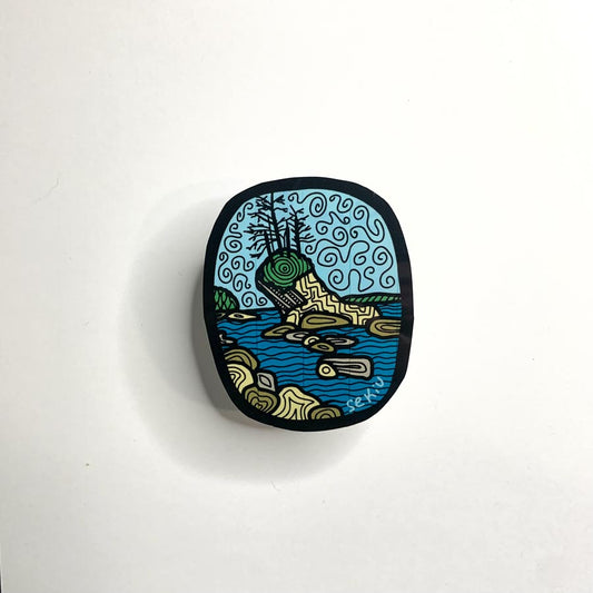 Sekiu Sea Rock Sticker