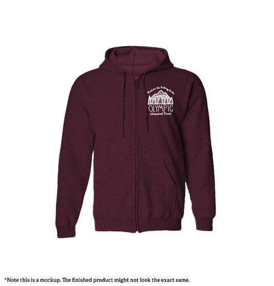 Rather Be Hiking - Port & Company Zip Up Hoodie Wholesale