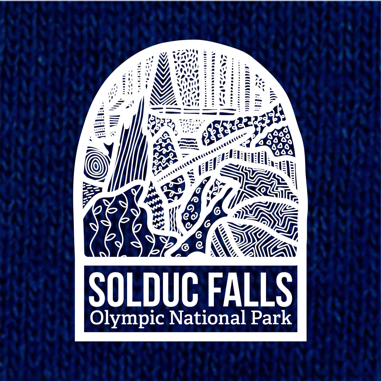 Sol Duc Falls - Gildan Cotton Long Sleeve Tshirt Wholesale
